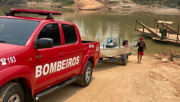 Após três dias de buscas, corpo de homem é encontrado no rio Acre em Xapuri